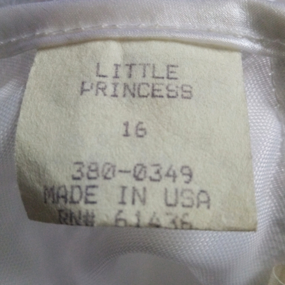 LITTLE PRINCESS FIRST COMMUNION DRESS - Picture 3 of 3